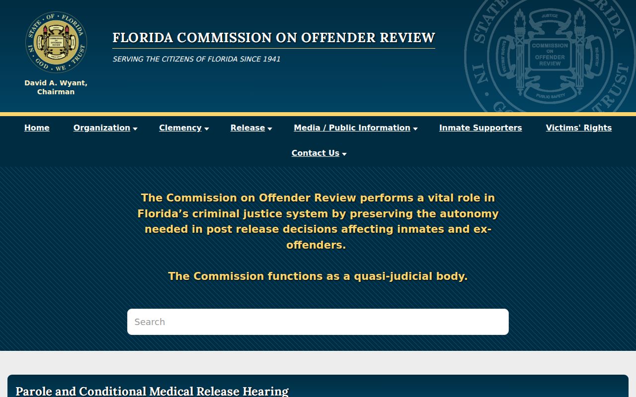 Alachua County criminal records parole authority source