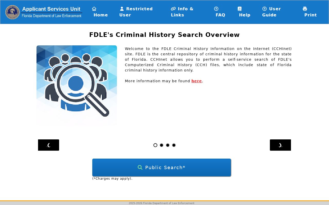 Alachua County criminal history FDLE instant search