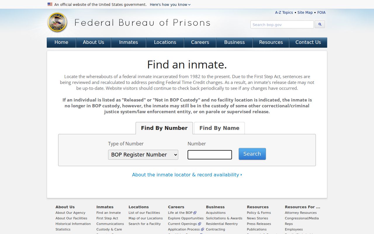 Gainesville criminal records federal inmate locator source