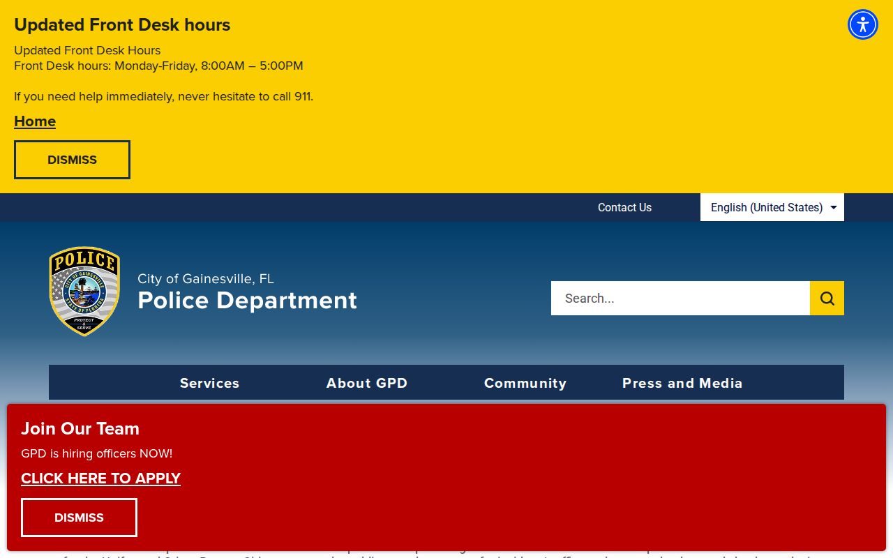 Gainesville criminal records source from Gainesville Police Records